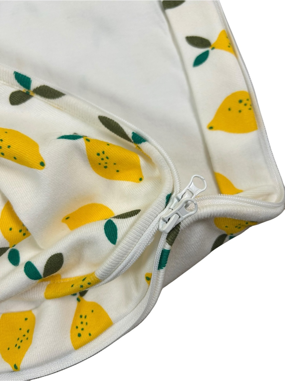 HANNA ANDERSSON Sleeveless Organic Cotton Lemon Print Sleep Sack Size L 18-24M - Picture 7 of 14